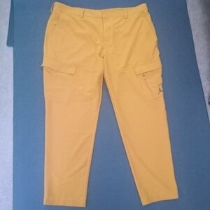 Jordan Golf Men’s Trousers - Size 38x30 - Desert Ochre & Black